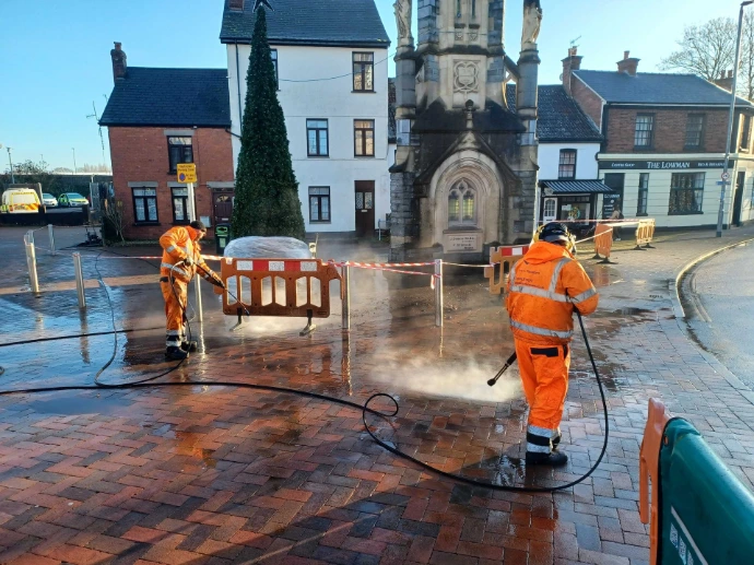pressure washing pavements Exeter