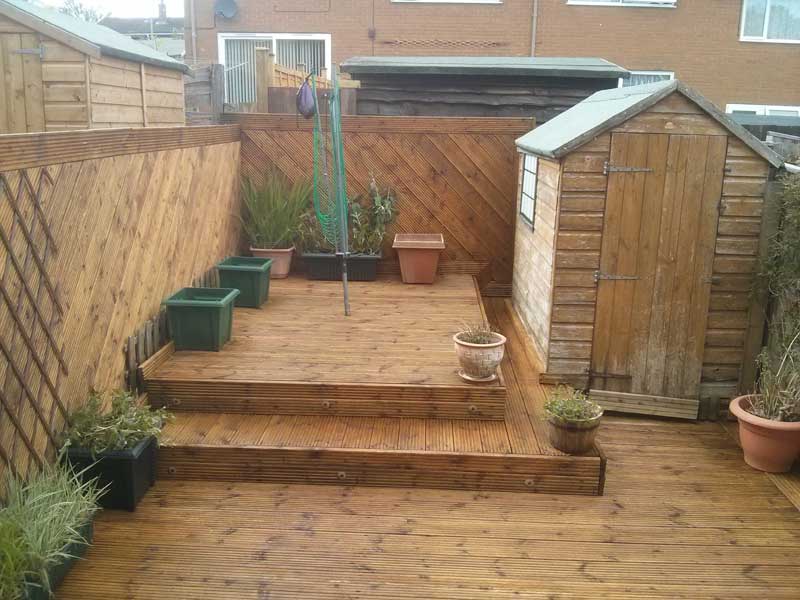 decking cleaning oiling